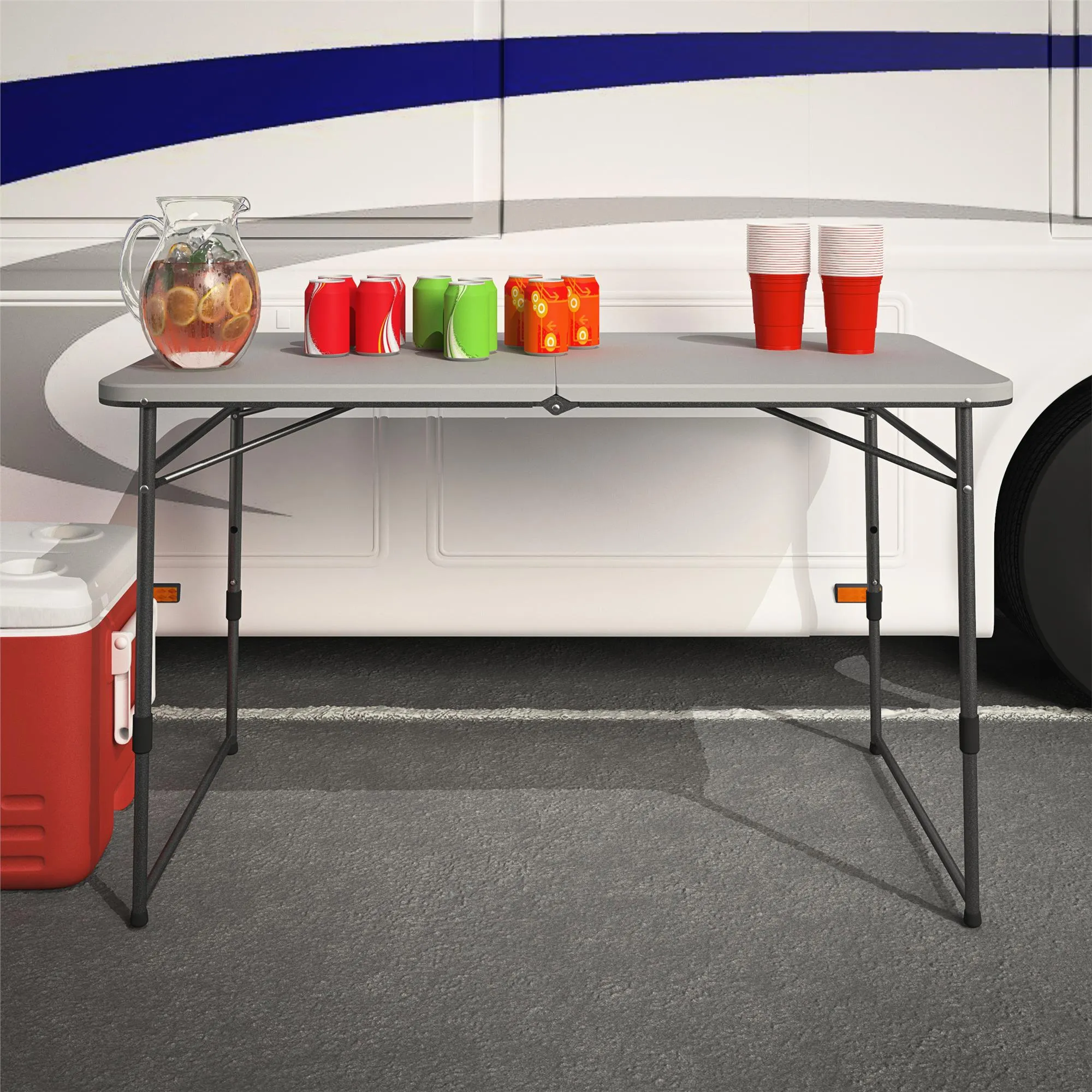 4 ft. Fold-in-Half Utility Table