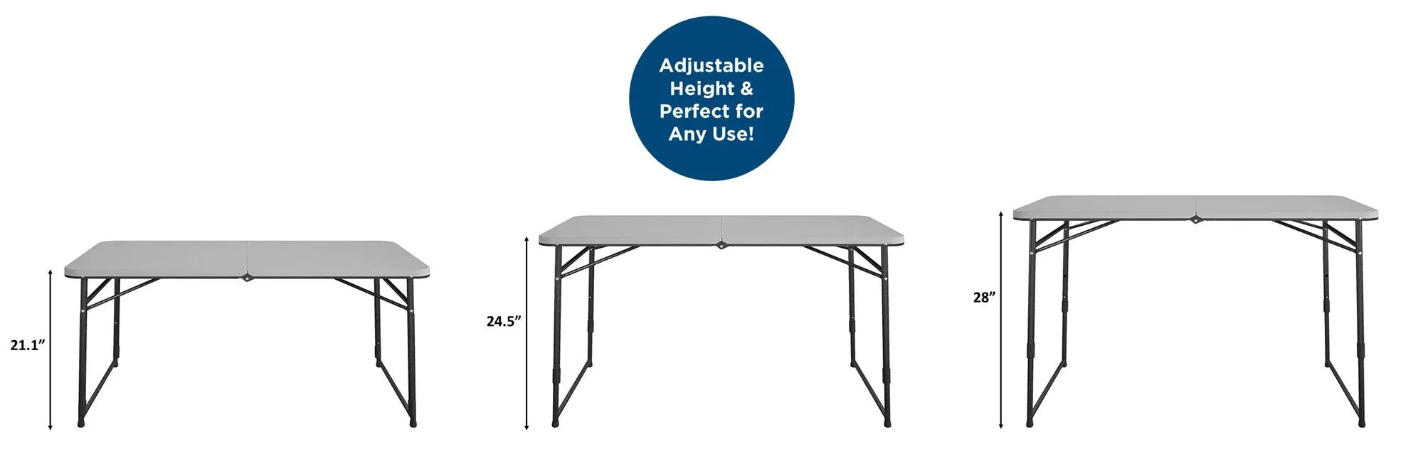 4 ft. Fold-in-Half Utility Table