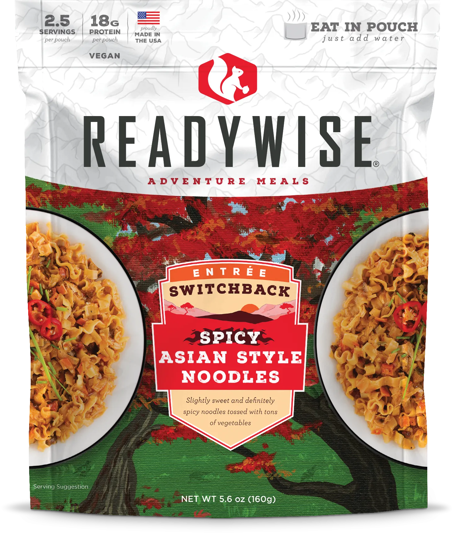 6 CT Case Switchback Spicy Asian Style Noodles