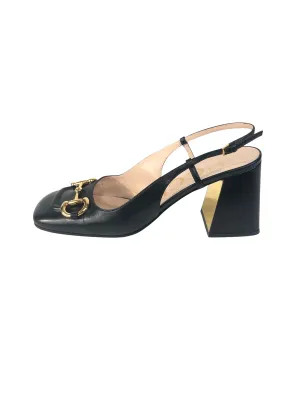 75mm Baby Horse Bit Slingback Pumps | SIze 12