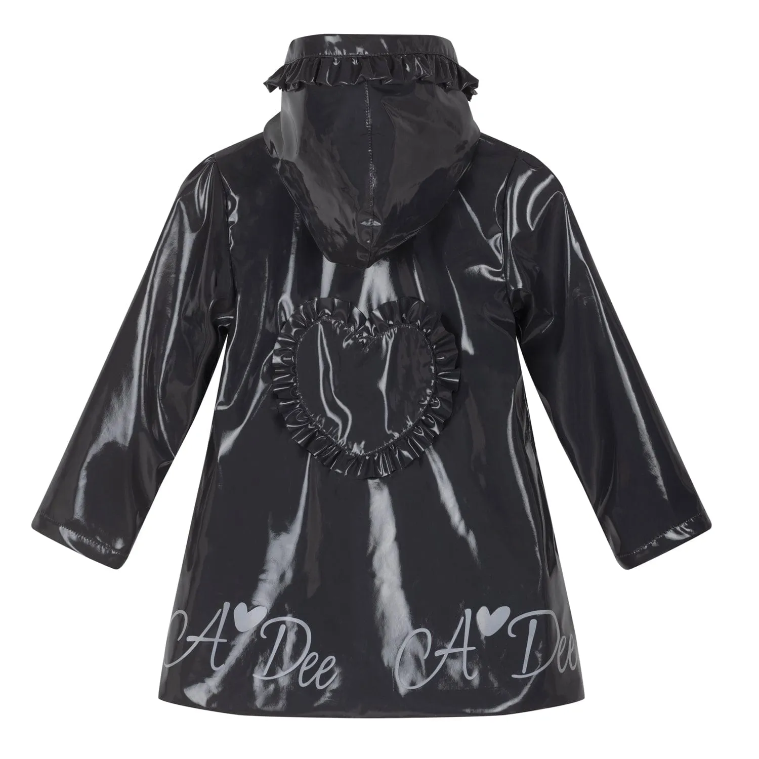 A DEE - Back To School Blair Raincoat - Dark Grey