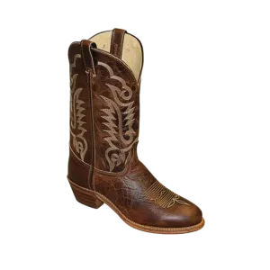 Abilene Men's 12 Round Toe Western Brown Boots