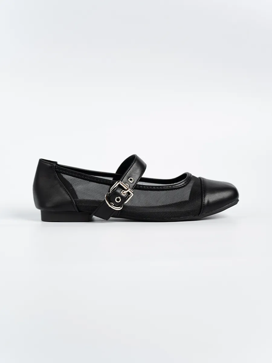 Adelle Mesh Ballerina Flats