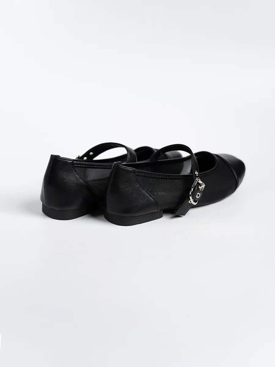 Adelle Mesh Ballerina Flats