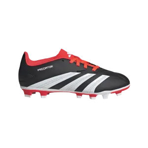 Adidas Predator Club Flexible Ground Junior Soccer Cleat IG5429 Black/White/Solar Red