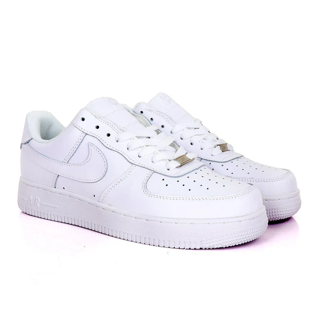 Air Force Nk Pressure 107 All White Sneakers