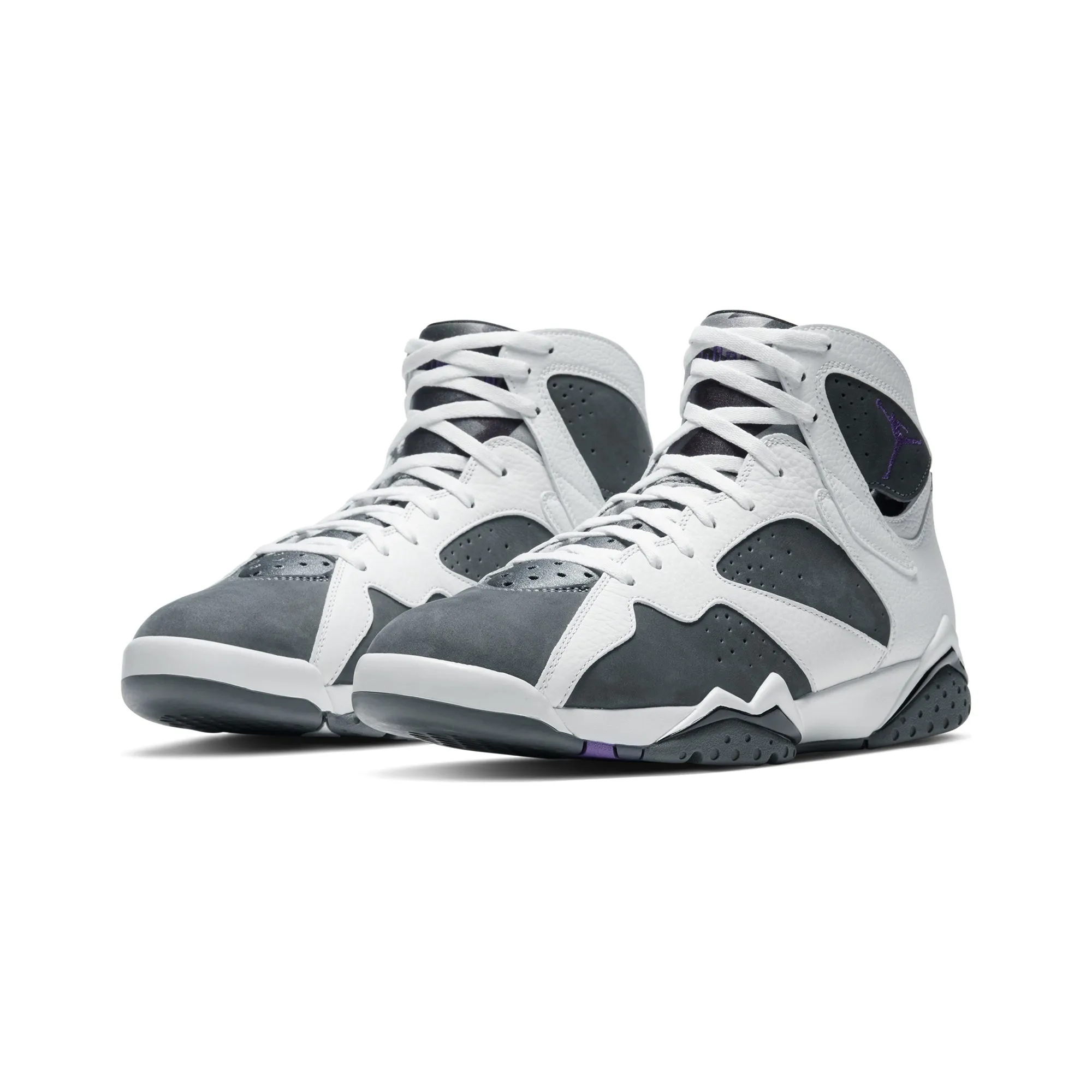 Air Jordan 7 Mens Retro Shoes 'White/Varsity Purple'