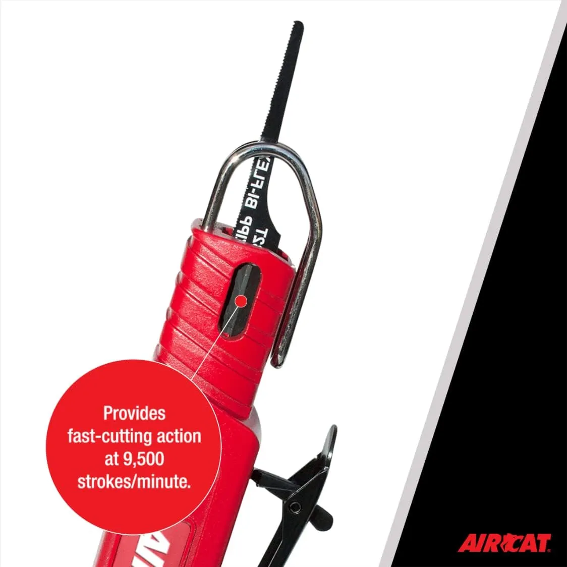 AIRCAT 6350 Low Vibration Reciprocating Air Saw 9,500 Strokes per Minute