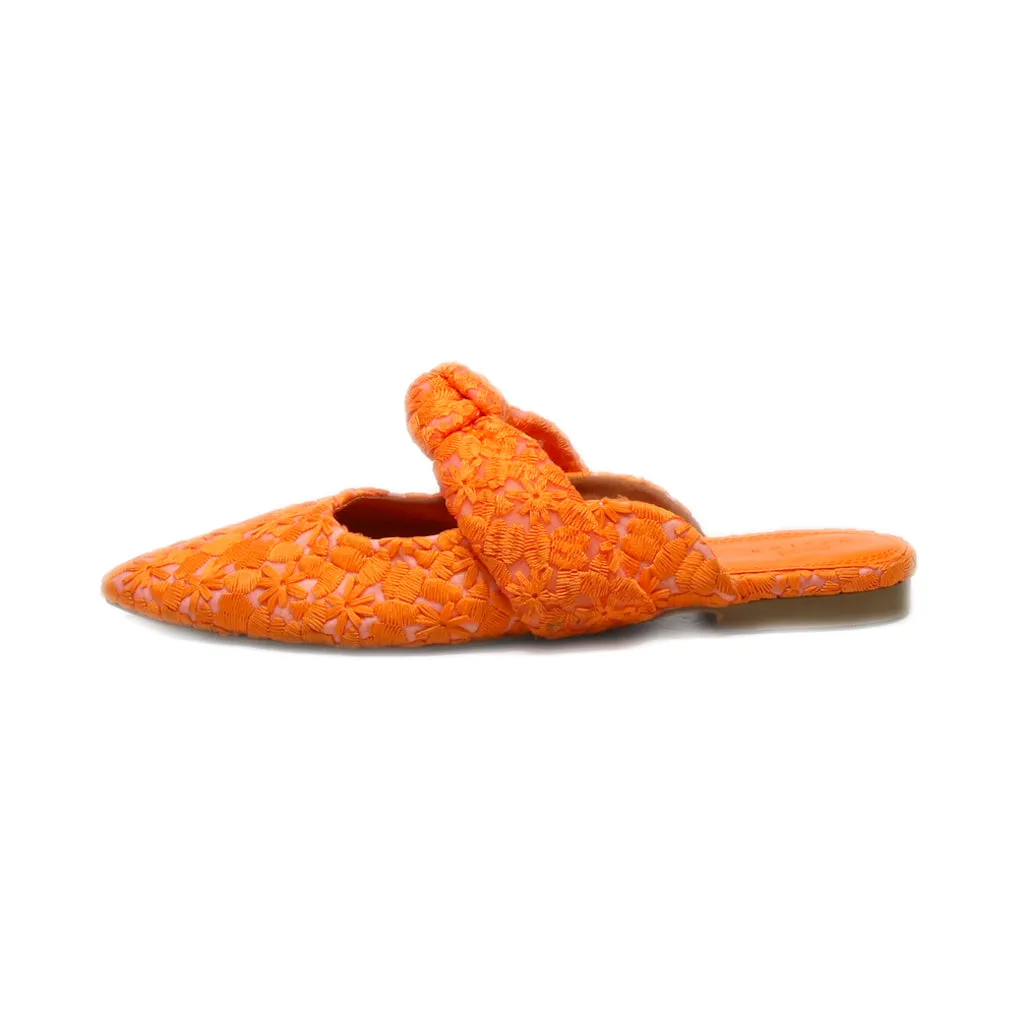 Asos Mules Fabric Orange Colour For Women