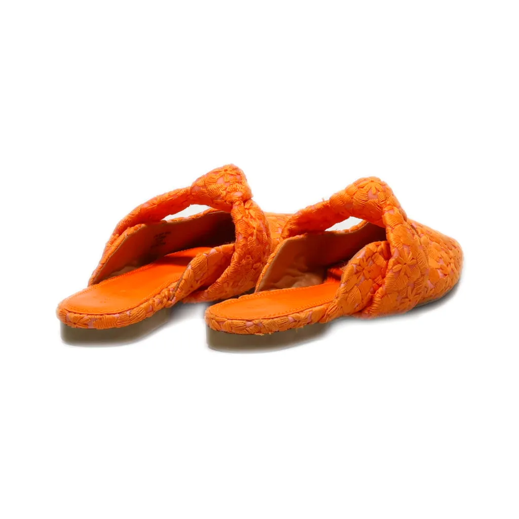 Asos Mules Fabric Orange Colour For Women