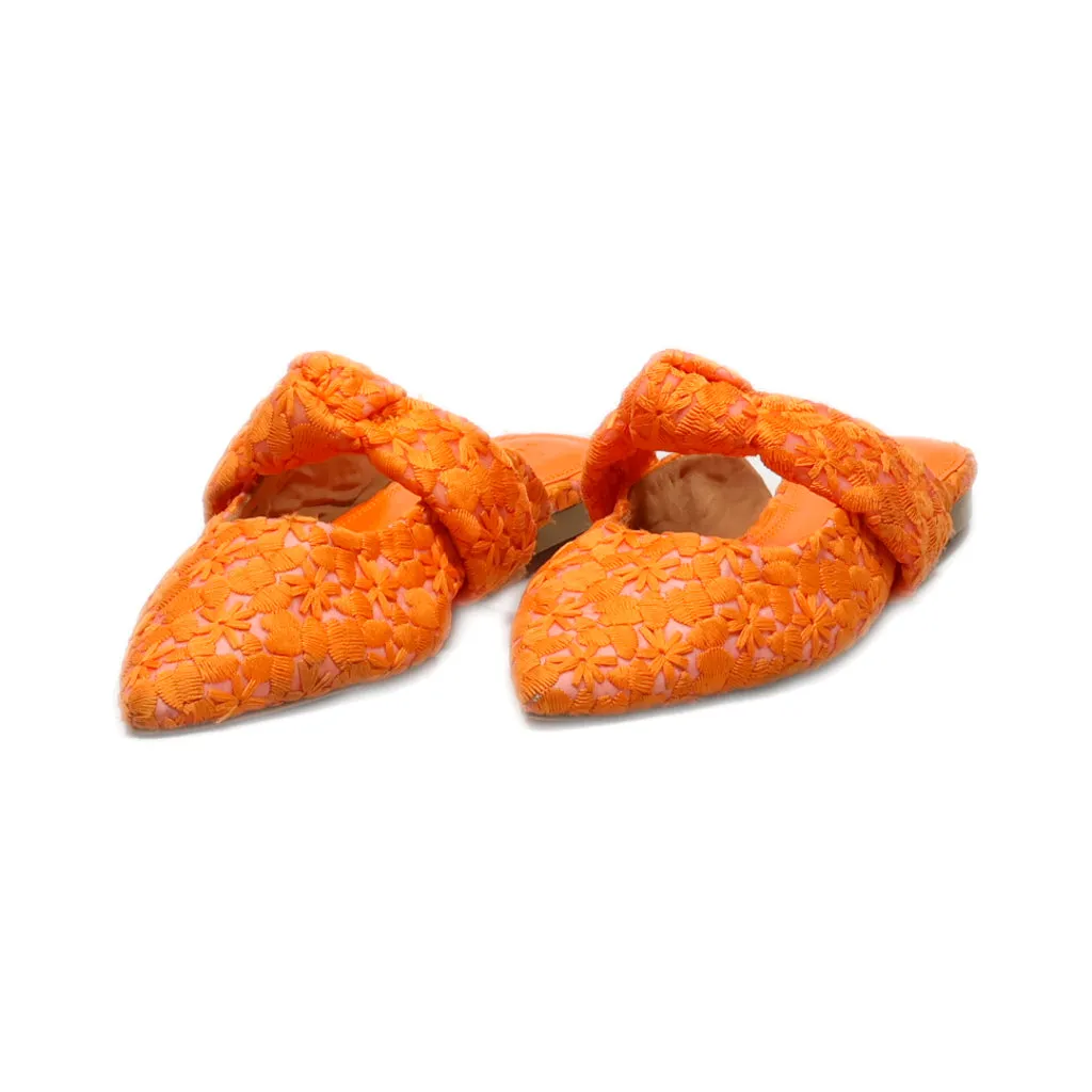 Asos Mules Fabric Orange Colour For Women