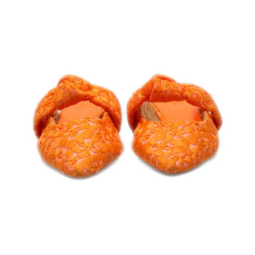 Asos Mules Fabric Orange Colour For Women