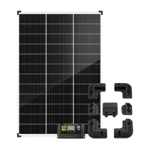 Atem Power 12V 130W Solar Panel Kit Mono Fixed   Solar Mounting Brackets