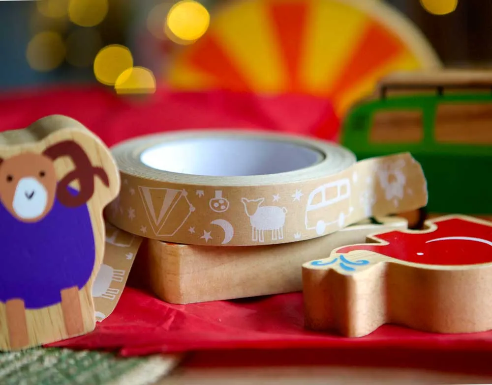 Babipur Kraft Eco Paper Tape - Camping