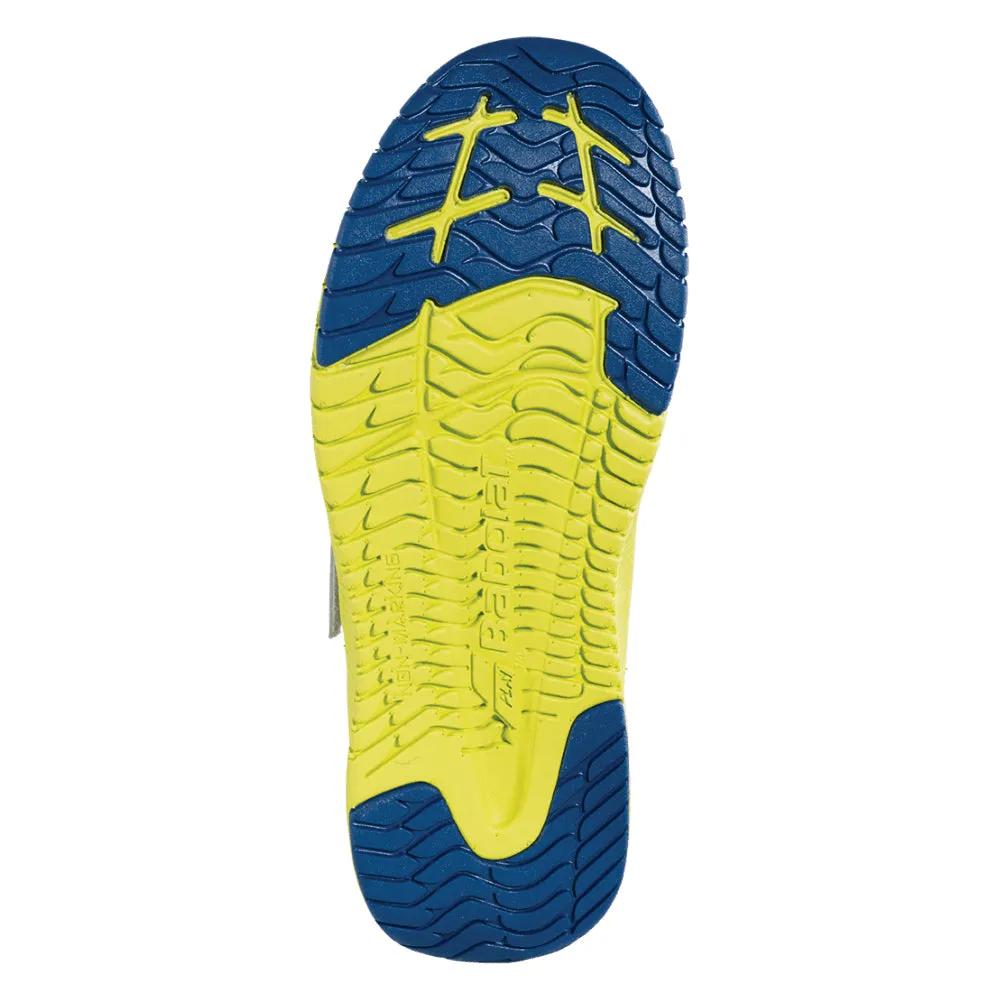 Babolat Pulsion All Court Tennis Shoes (Kids) - Dark Blue/Sulphur Spring