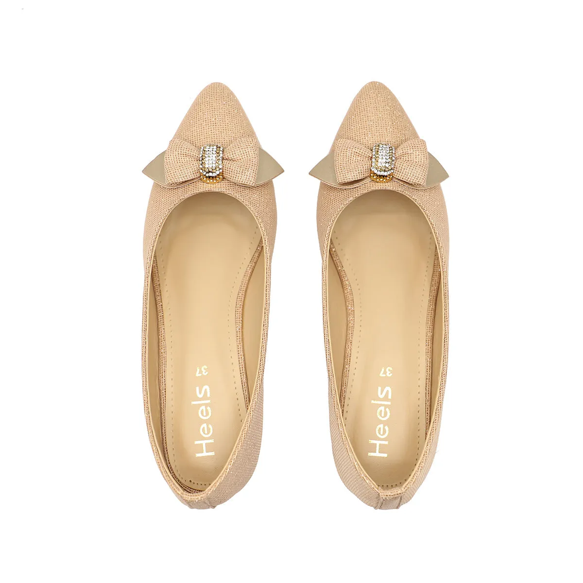 Beige Formal Court Shoes 085500