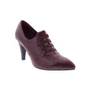 Bellini Gisele Women Slip-on Bootie In Wine Snake