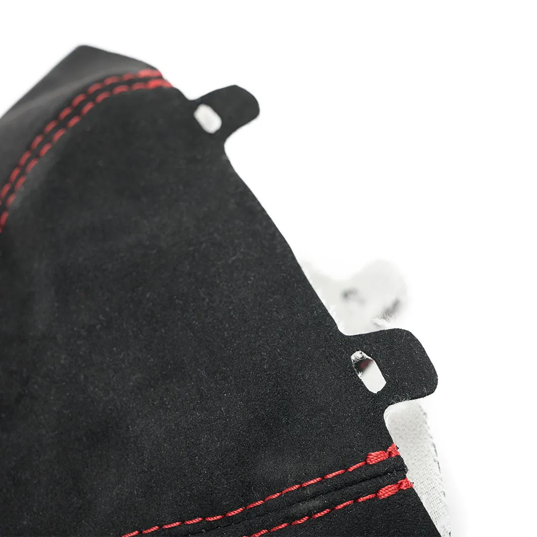 BFI B5 Manual Shift Boot (Red Alcantara / Red Stitch) - CLEARANCE