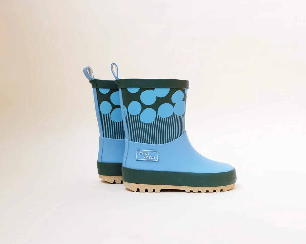 Blue Big Rock Rain Boots