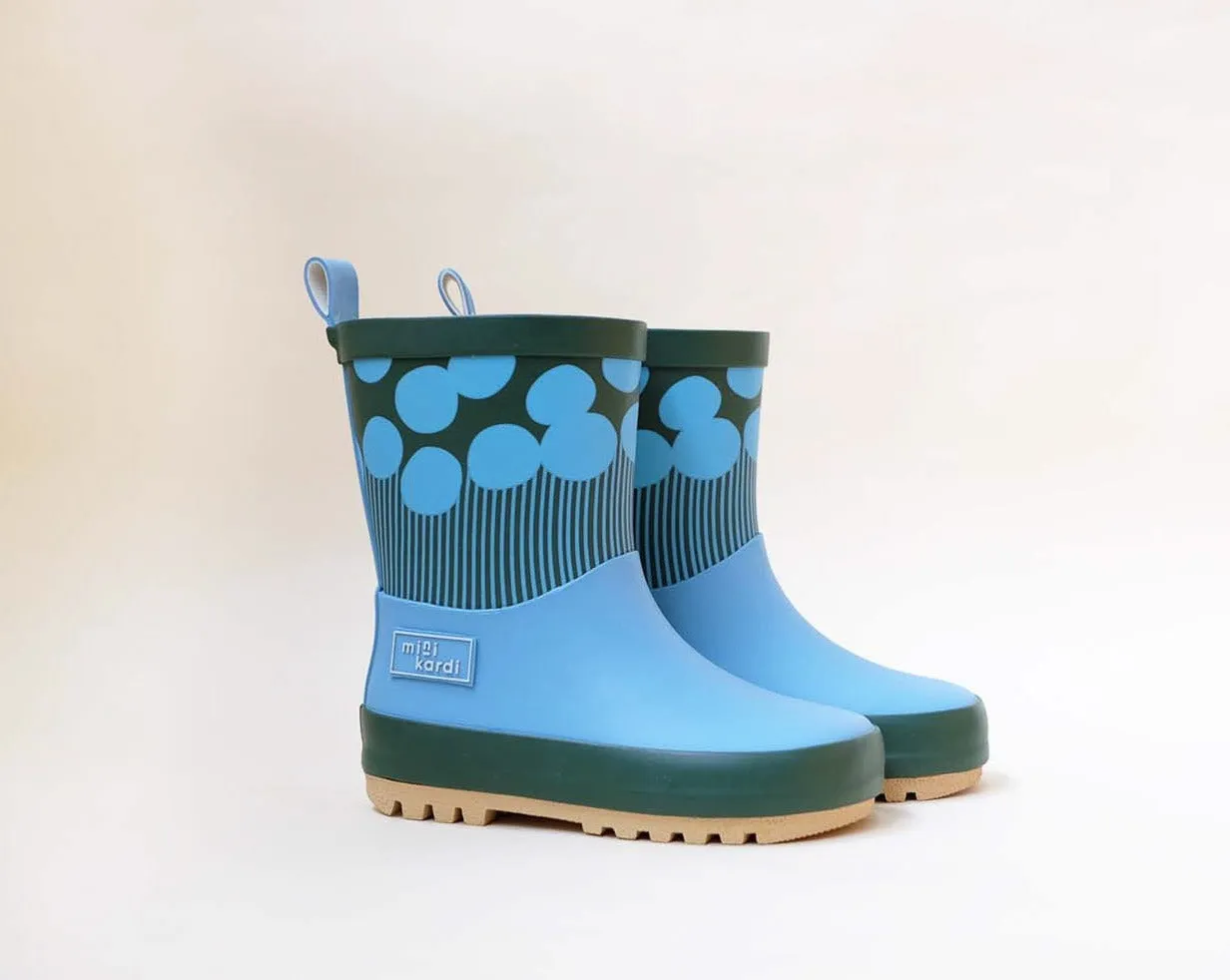 Blue Big Rock Rain Boots