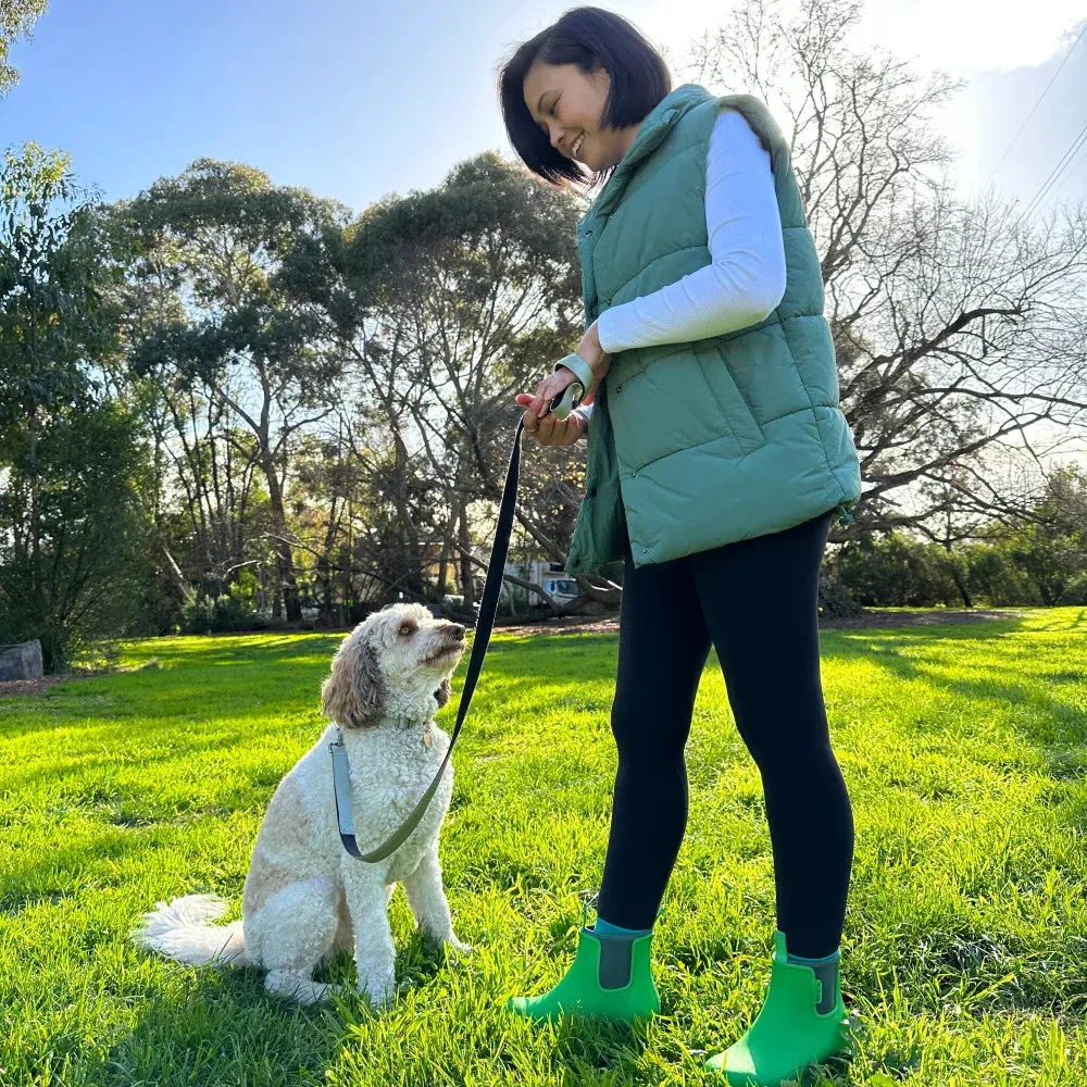 Bobbi Ankle Boot // Grasshopper Green