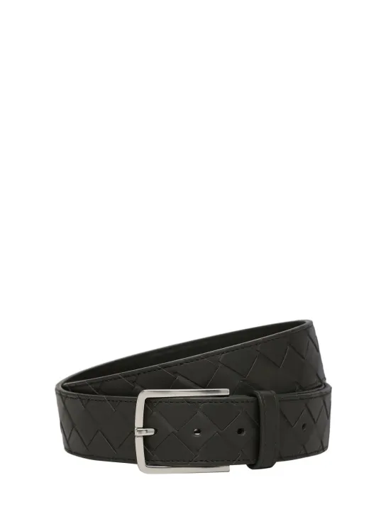 Bottega Veneta   3.5cm New intreccio buckle leather belt 