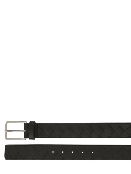 Bottega Veneta   3.5cm New intreccio buckle leather belt 