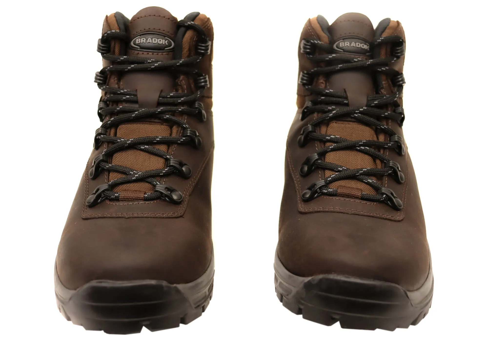 Bradok Aconcagua Mens Comfort Leather Hiking Boots Made In Brazil