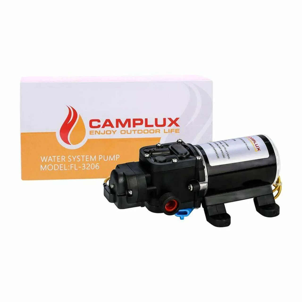 Camplux 1.6 GPM 65 PSI 12V Diaphragm Pump