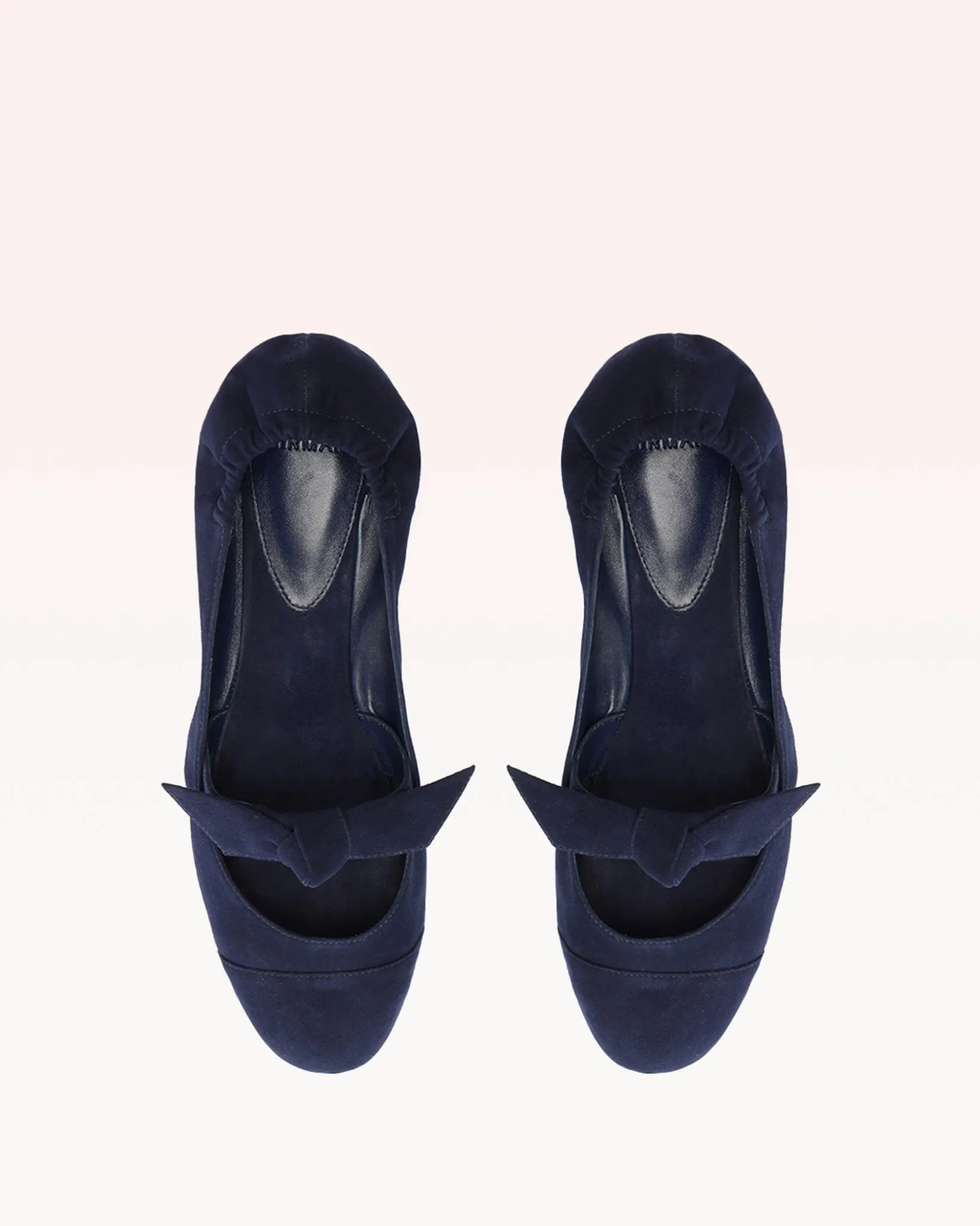 Clarita Ballerina Suede Flat Oceana