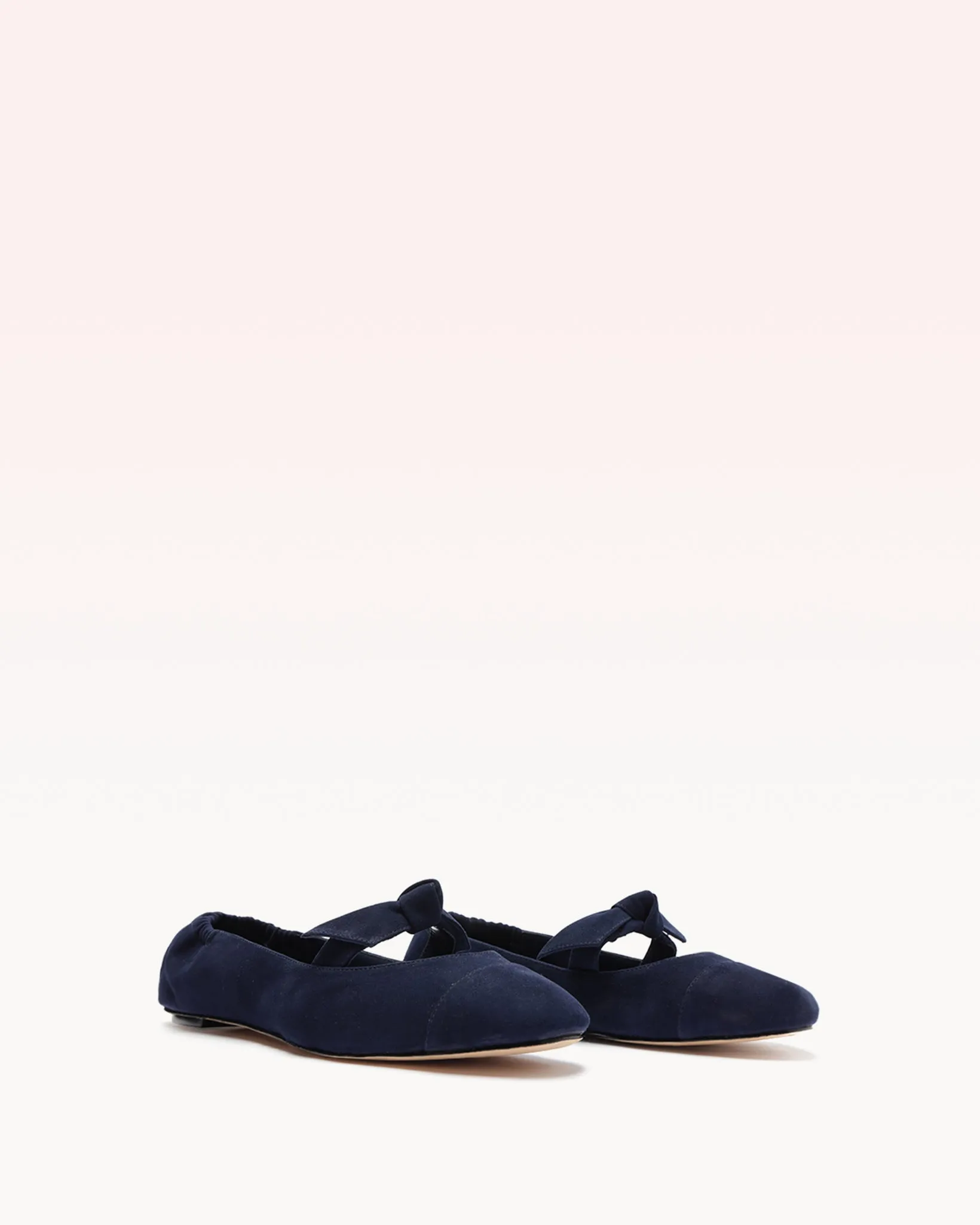 Clarita Ballerina Suede Flat Oceana