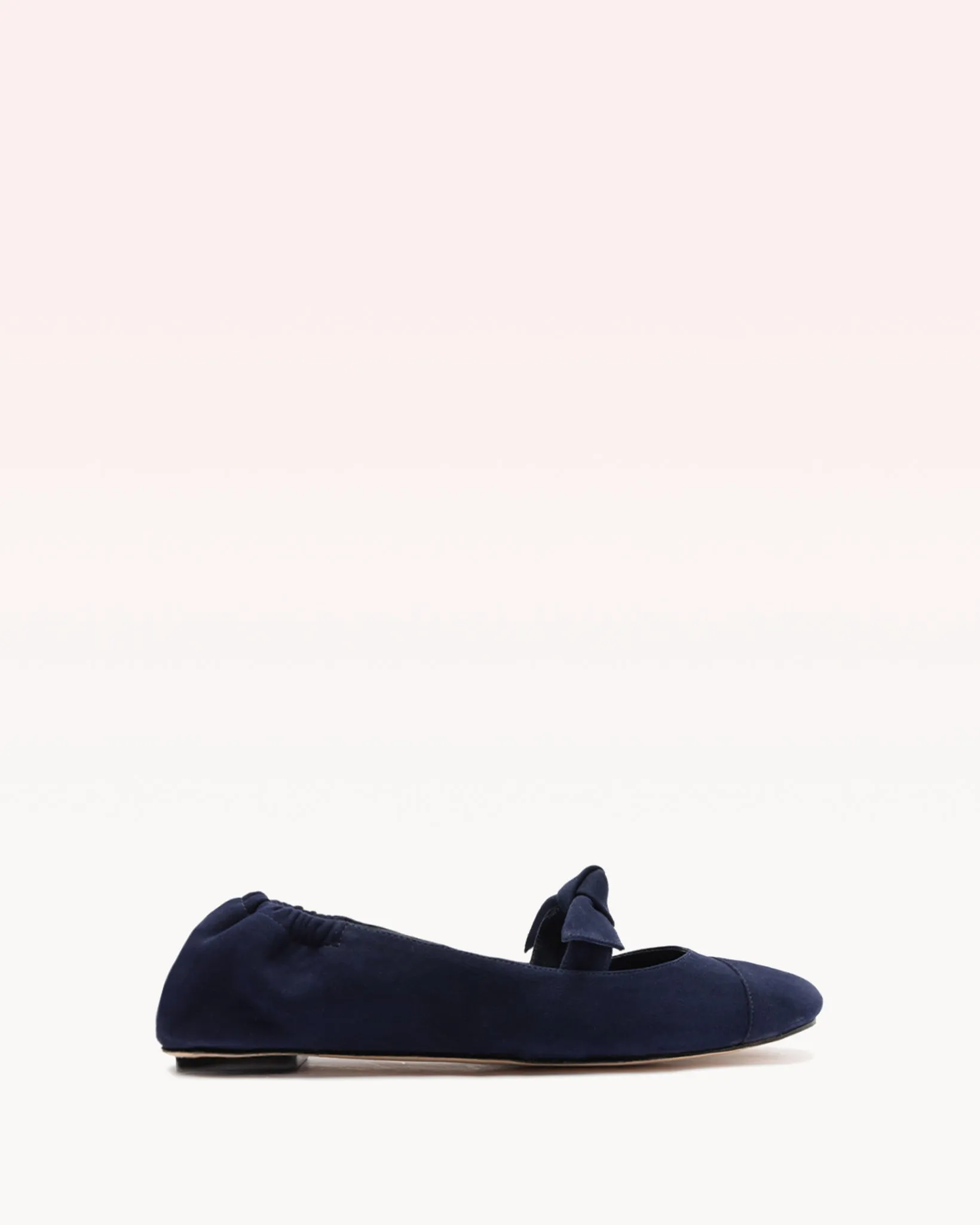 Clarita Ballerina Suede Flat Oceana