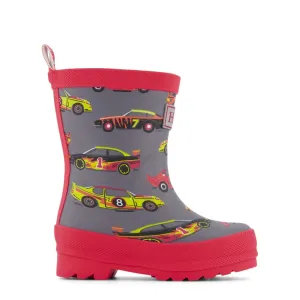 Classic Race Cars Matte Rain Boots