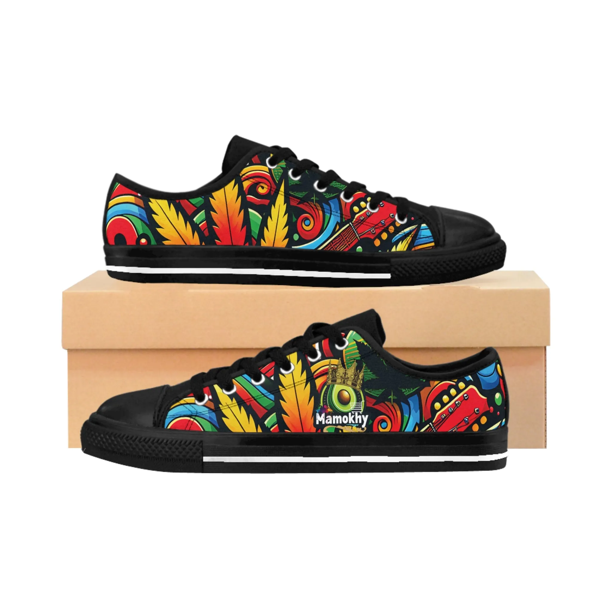 ColorBurst Classic Kicks Sneakers – Stylish, Vibrant Sneakers for Men with Good Vibes