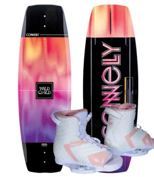 Connelly Wild Child Wakeboard Package with Optima Boots (2024)