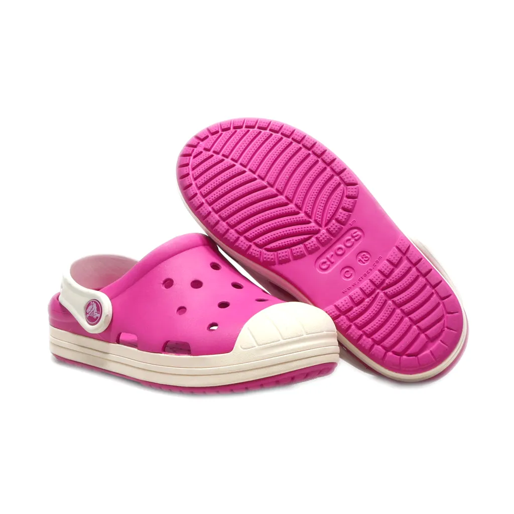 Crocs Bump It Clogs Rubber Pink Colour For Kids