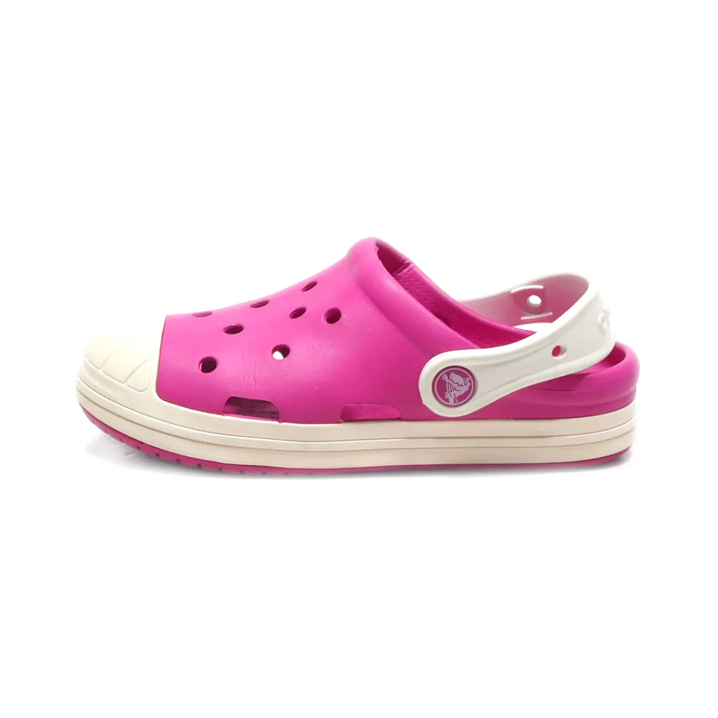 Crocs Bump It Clogs Rubber Pink Colour For Kids