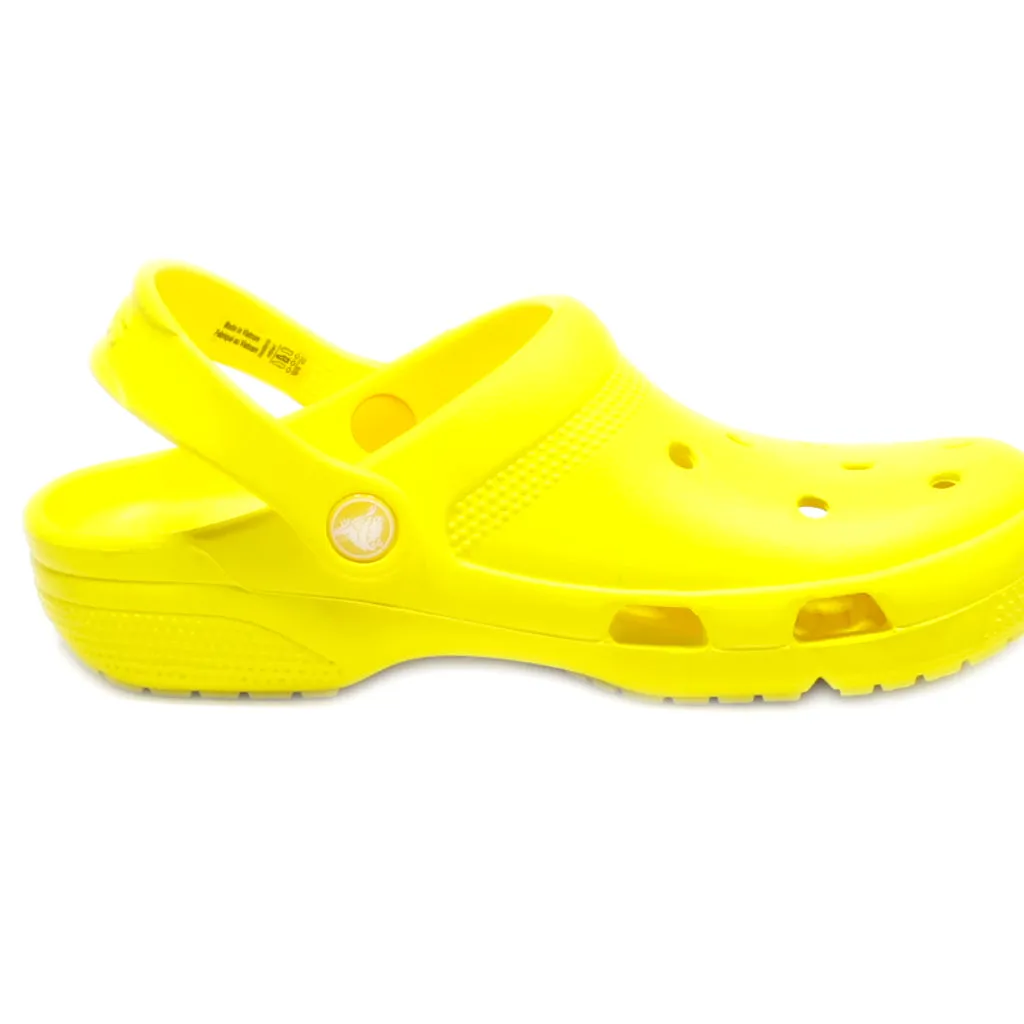 Crocs Coast U-Toe Clogs Rubber Yellow Colour For Men