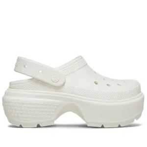 CROCS STOMP WHITE CLOGS