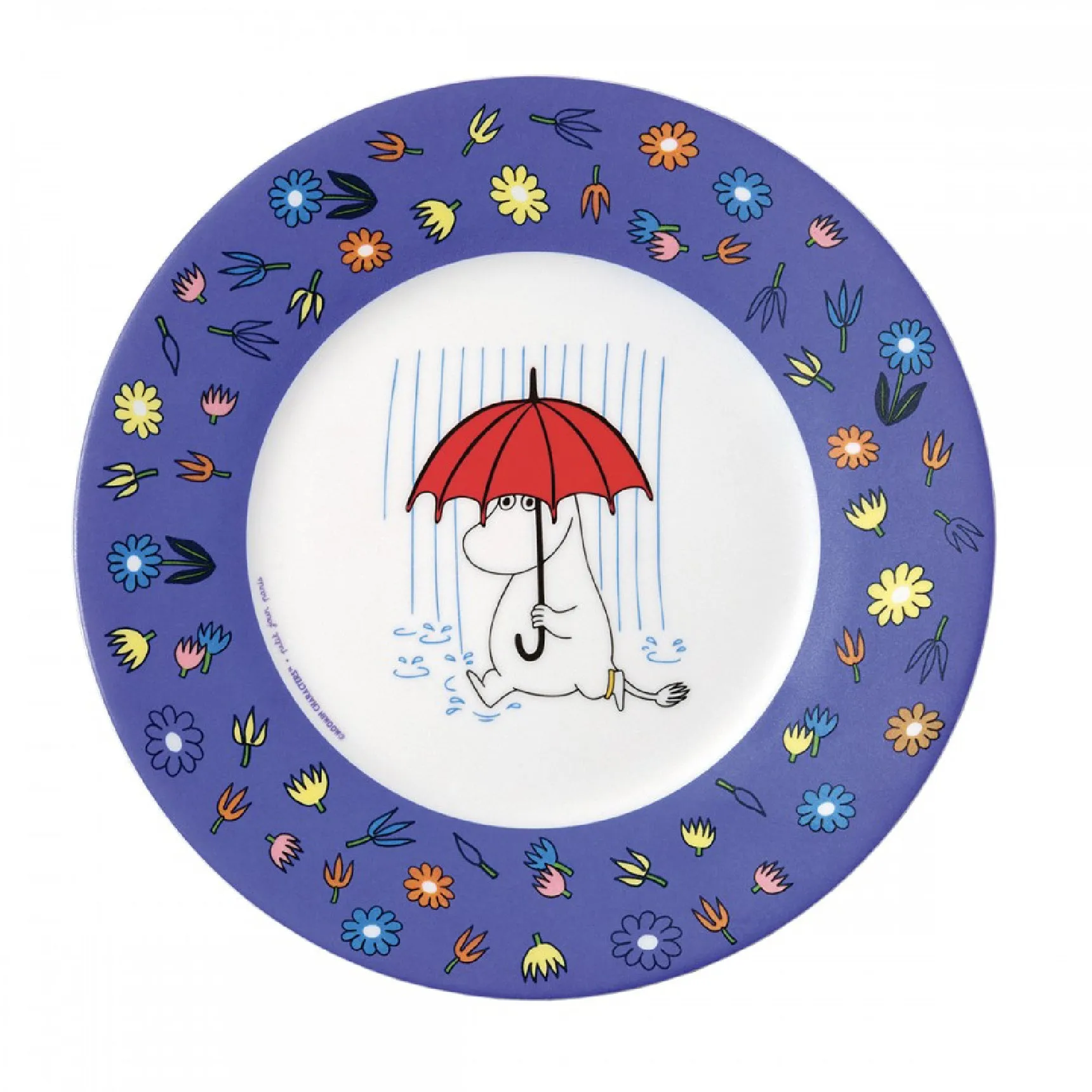 Dessert Plate Moomintroll Blue