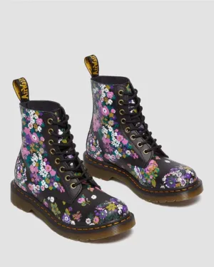 Dr Martens 1460 Pascal Vintage Floral Print Backhand Leather Boots