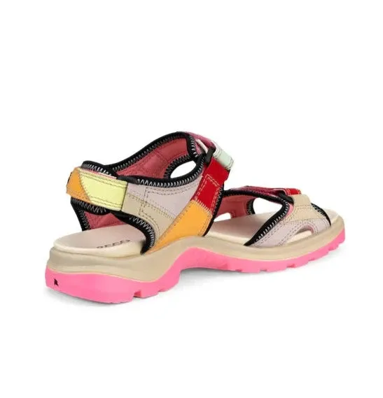 ECCO Women's Yucatan Offroad Sandal - Multicolor Bubble Gum