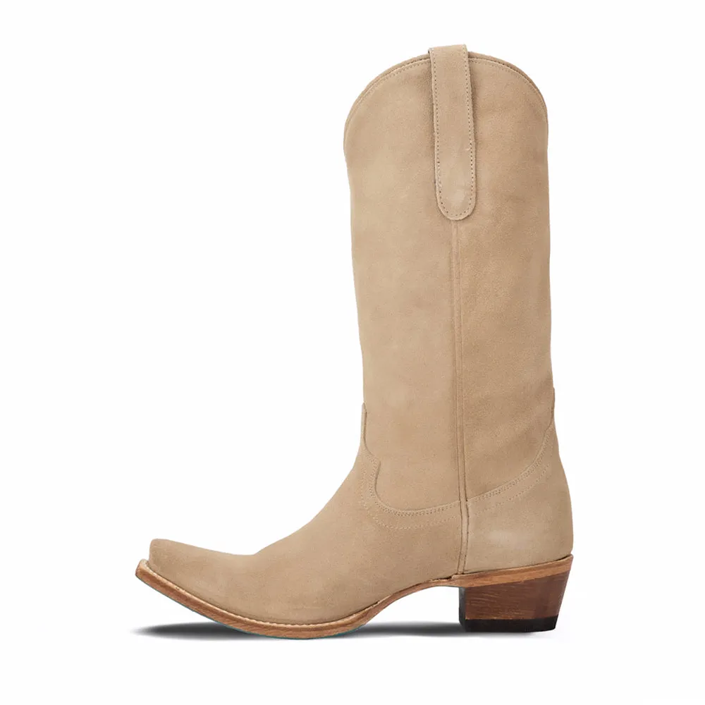 Emma Jane Suede Snip Toe Cowboy Boots