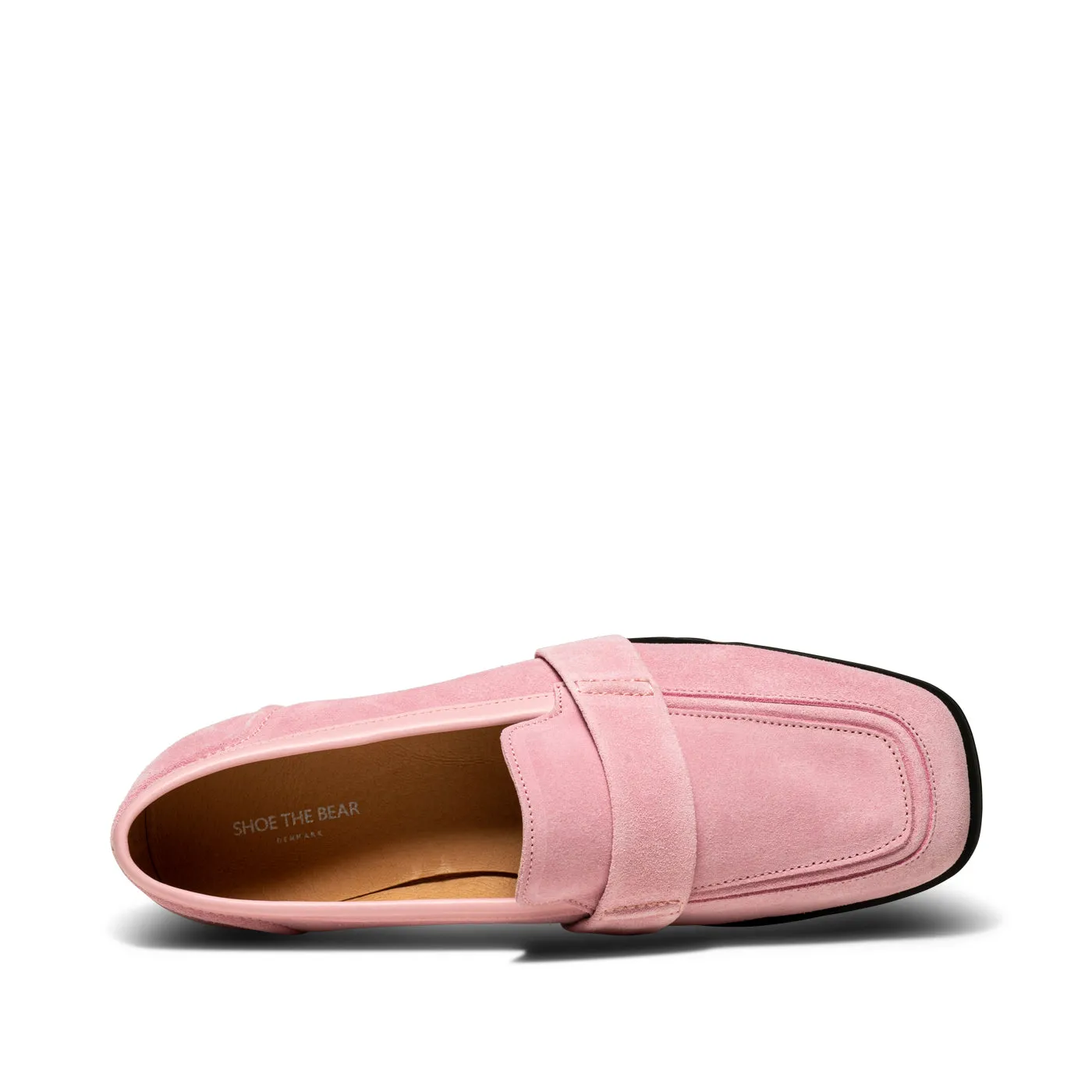 Erika saddle loafer suede - Soft Pink