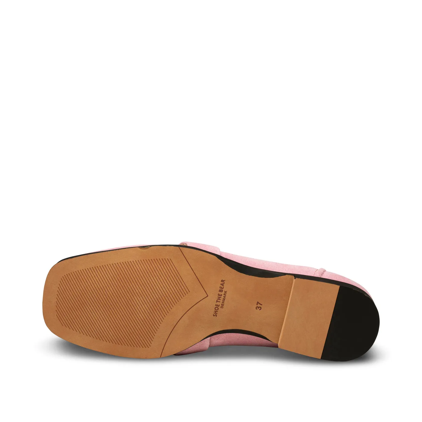 Erika saddle loafer suede - Soft Pink