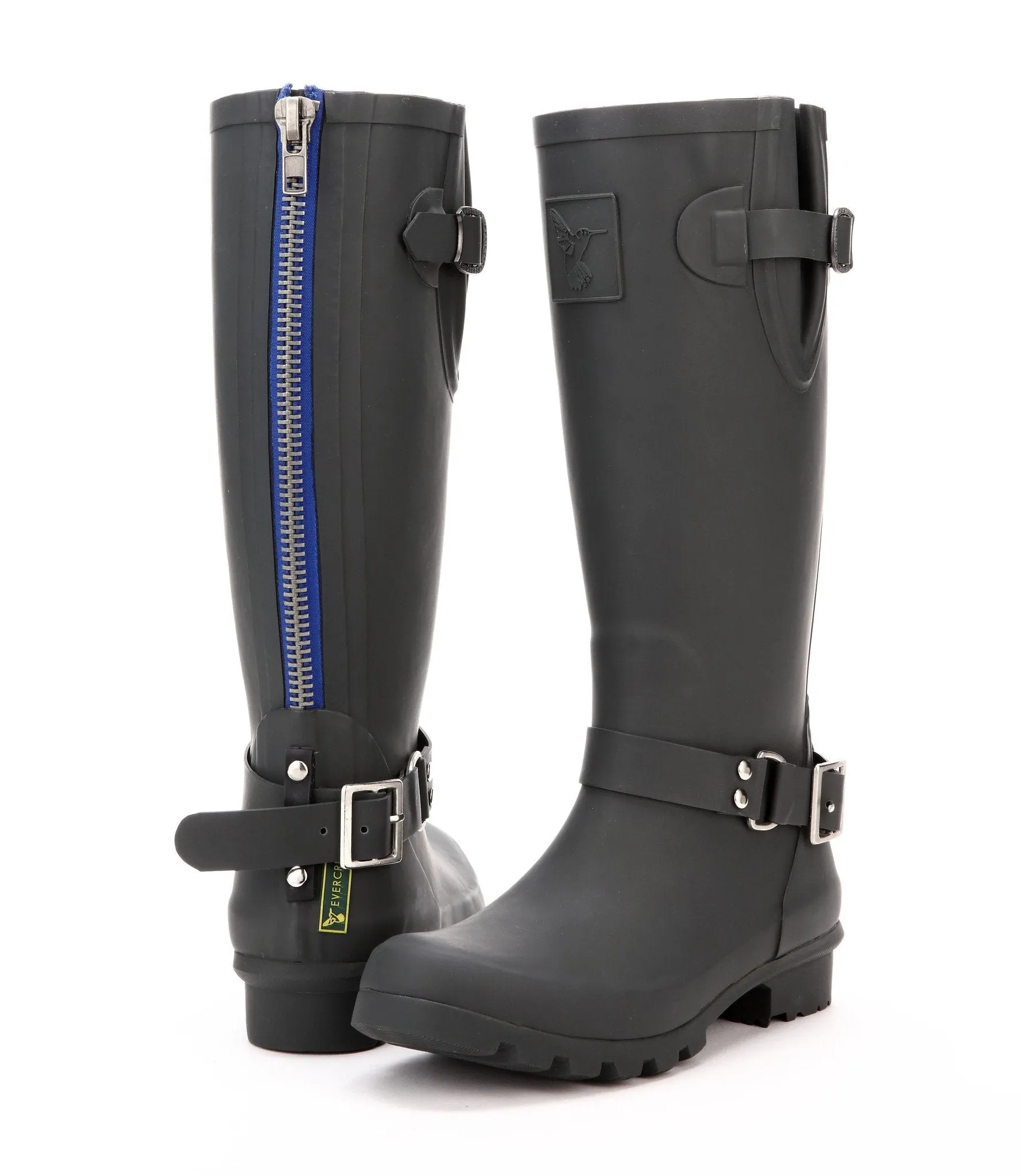 Evercreatures Triumph Charcoal Tall Wellies