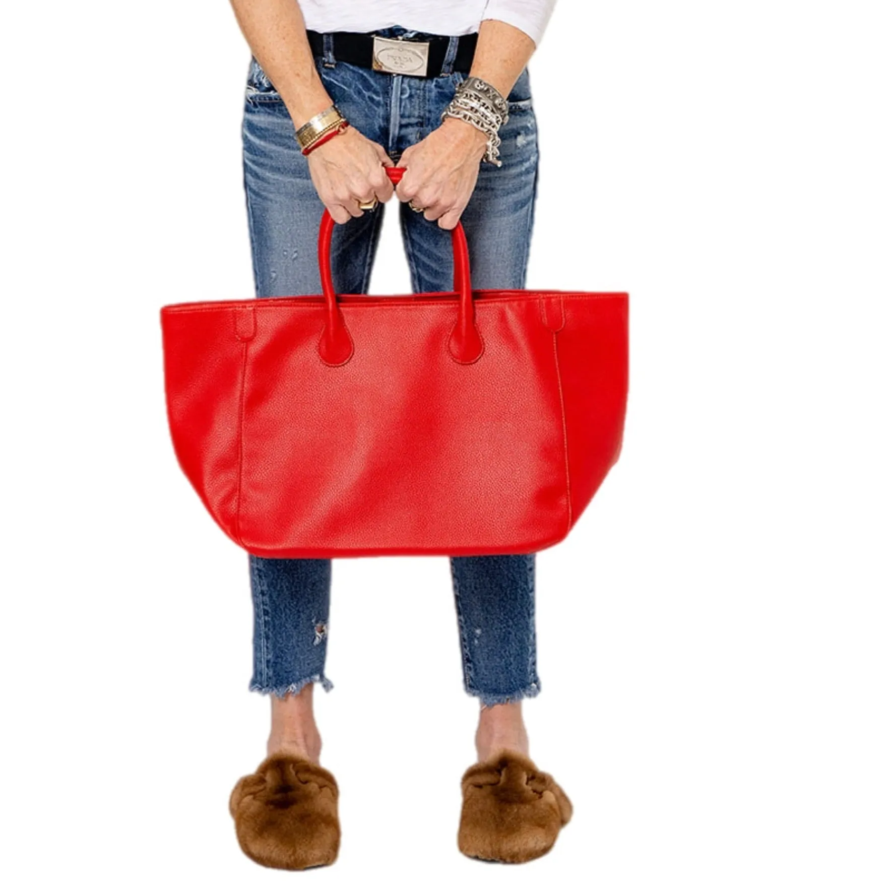 Everyday Vegan Tote - Red