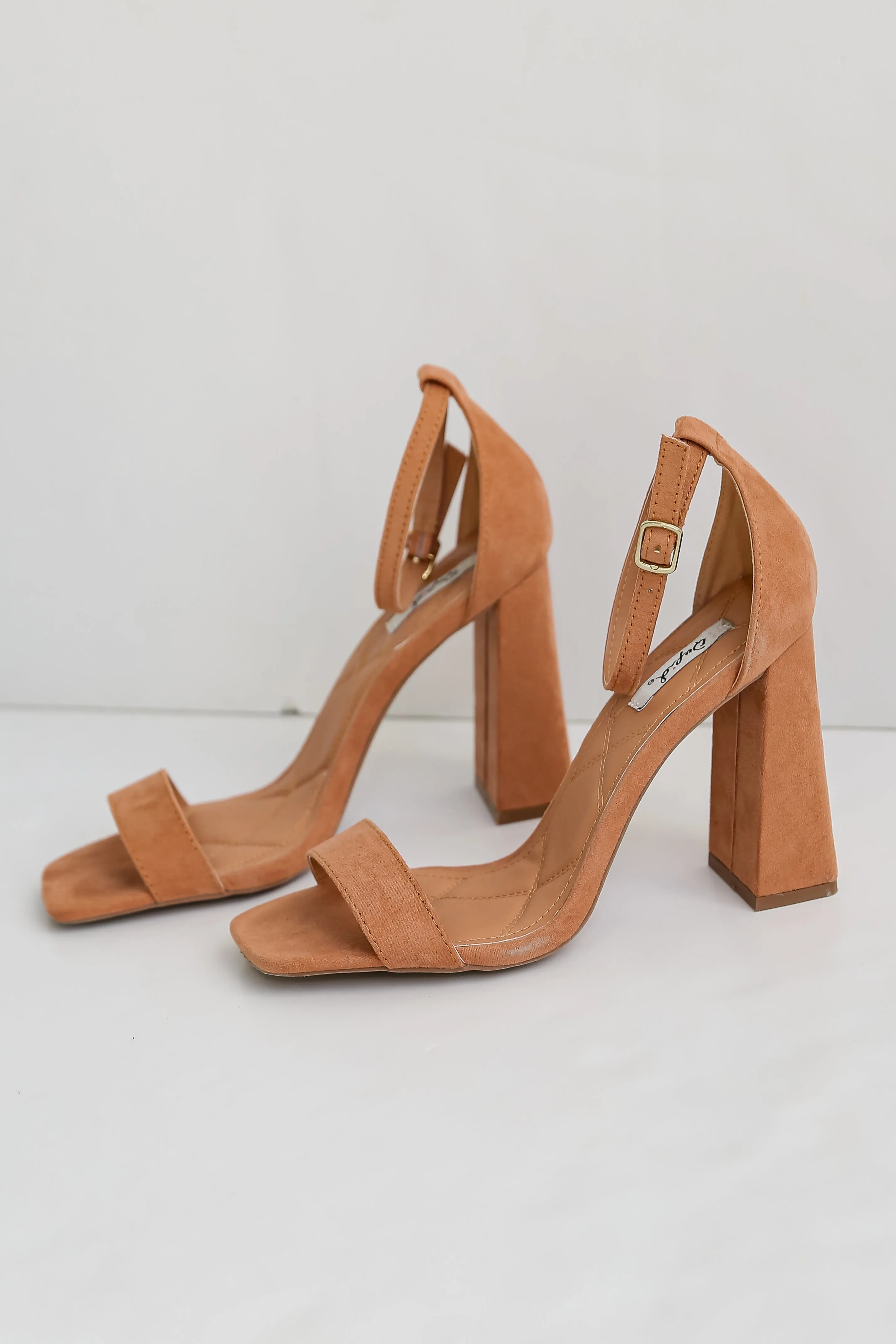 FINAL SALE - Looking Ahead Nude Ankle Strap Heels - DU DEAL