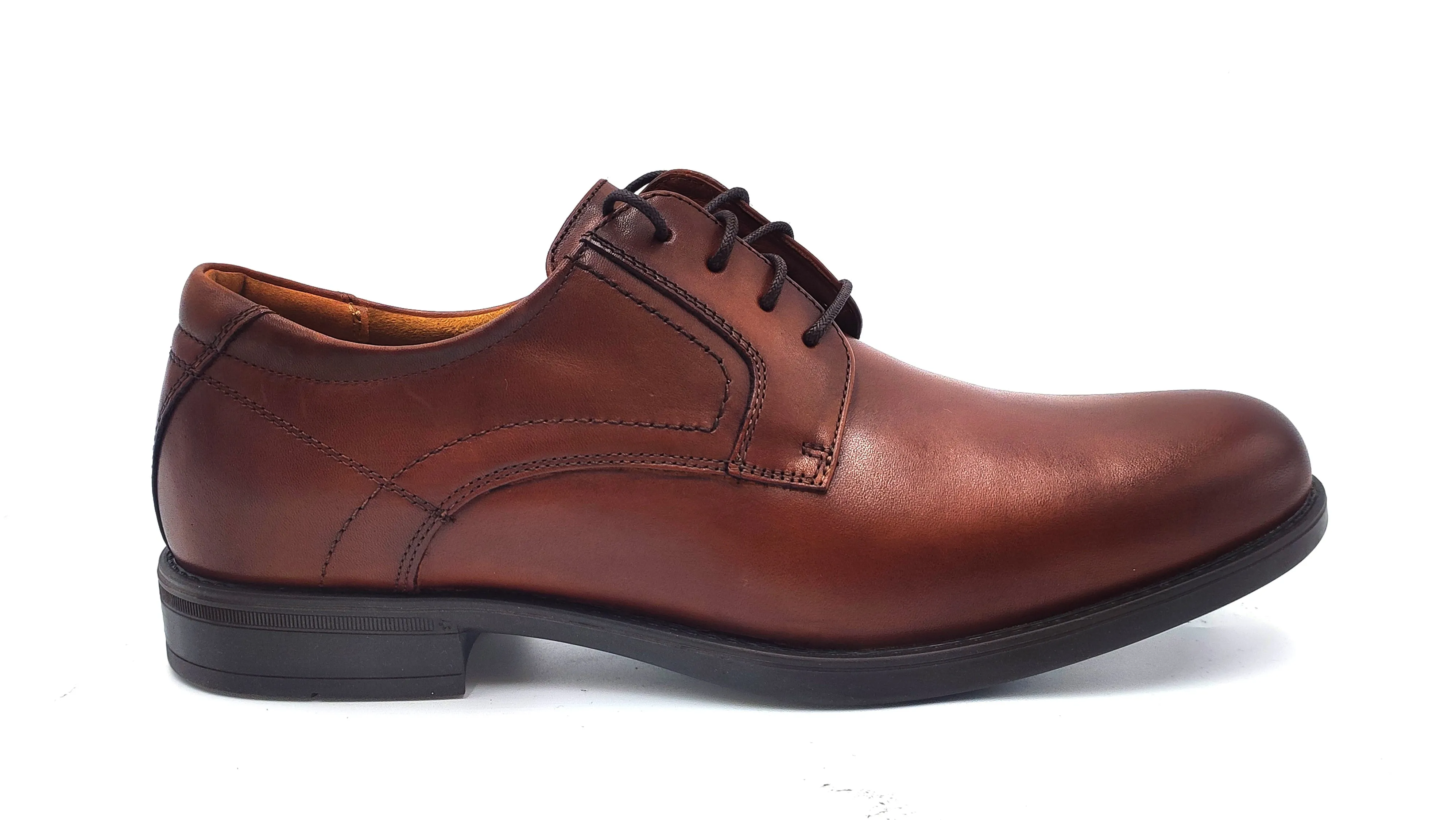 FLORSHEIM,PLAIN TOE-LACE UP-SHOES-MIDTWNPOX12135-COGNAC