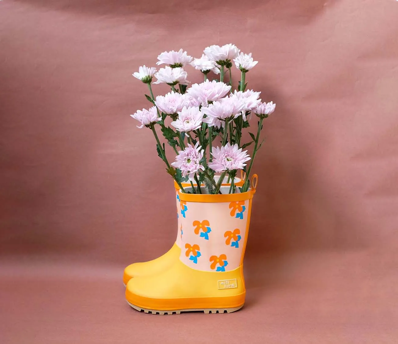 Flower Rain Boots